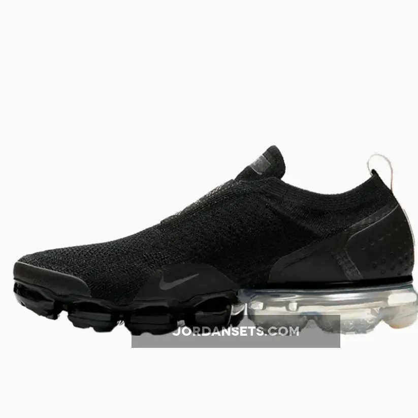 Nike Air VaporMax Flyknit Moc 2 Black White AH7006-002 #laceless vapormax moc 2