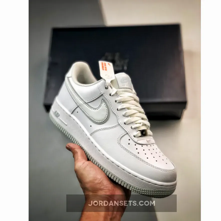 Nike Air Force 1 Low White and Grey - grey and white air forces