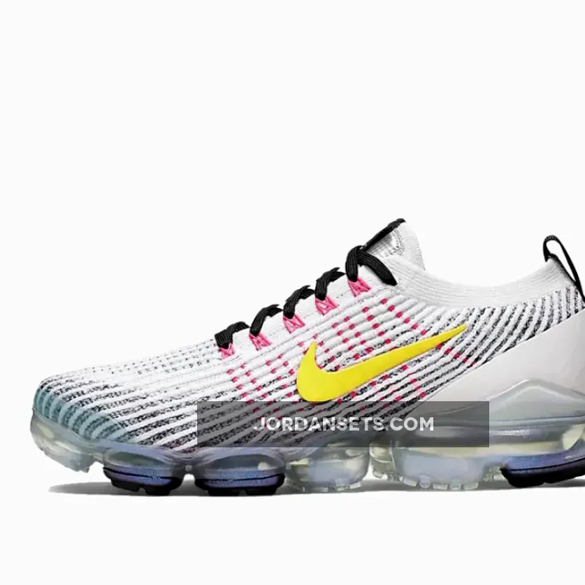 Nike Air VaporMax Flyknit 3 White Yellow AJ6900-103 / yellow and white vapormax