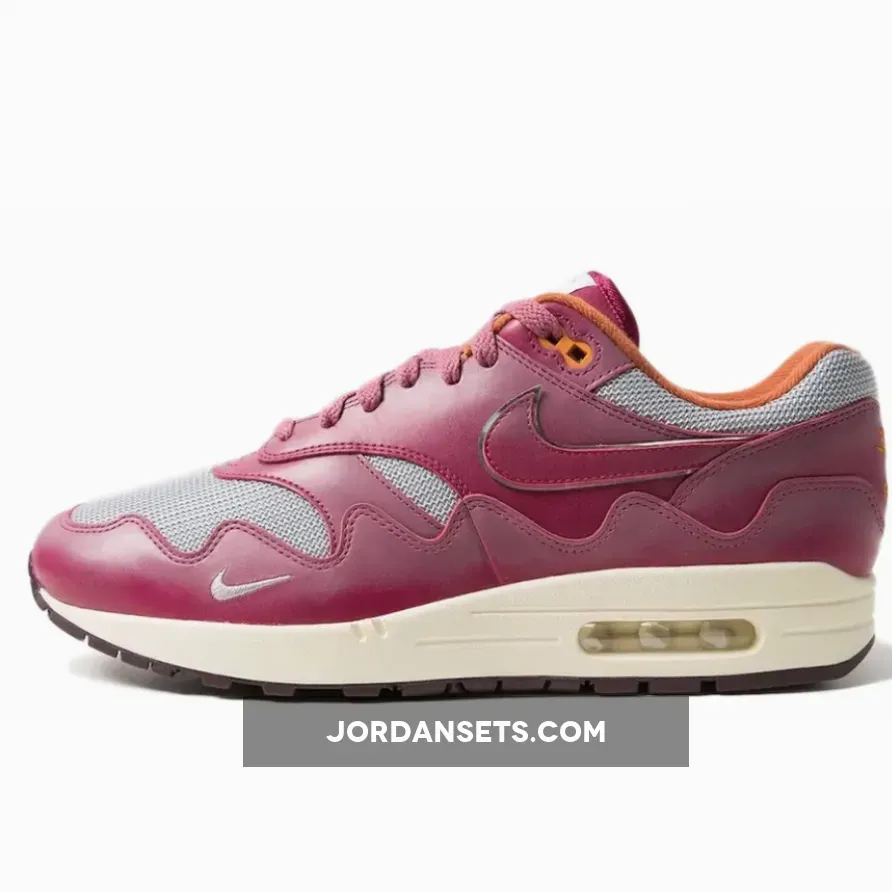 Patta x Nike Air Max 1 Night Maroon/Metallic Silver-Rush Maroon air max patta night maroon