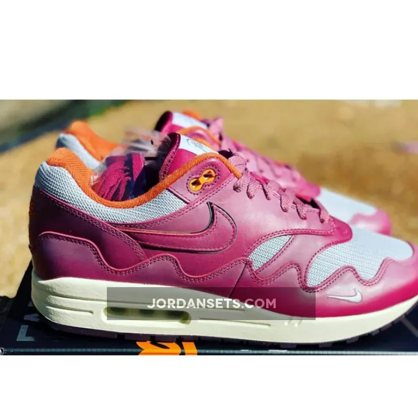 Patta x Nike Air Max 1 Night Maroon/Metallic Silver-Rush Maroon air max patta night maroon
