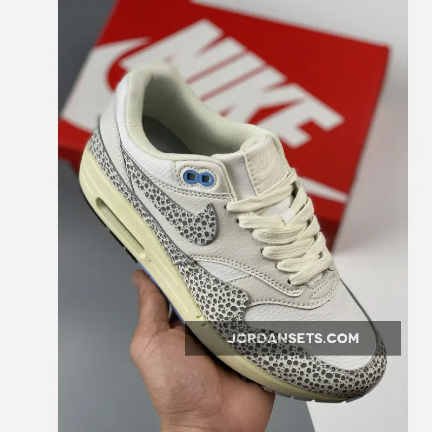 Nike Air Max 1 'Safari' Summit White FB5059-100 women's air max 1 safari