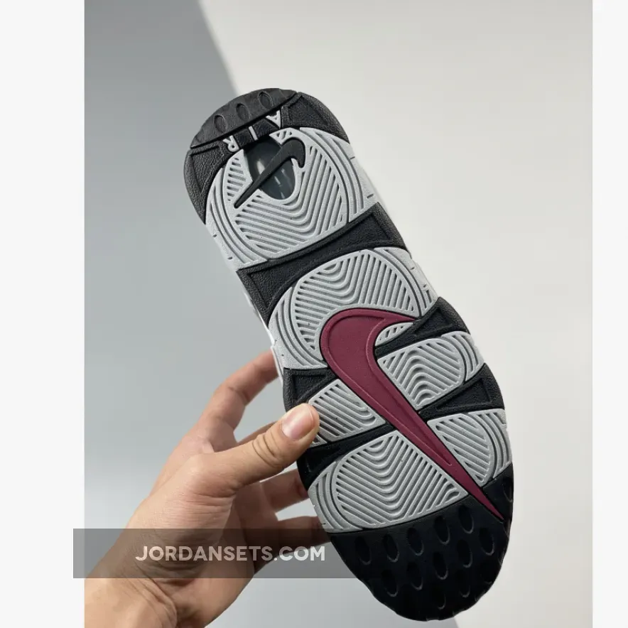 Nike Air More Uptempo White Grey Bordeaux DV1137-100 womens uptempo nike