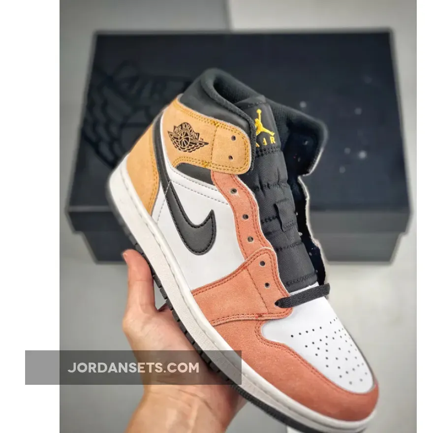 Air Jordan 1 Mid "Flight Club" Magic Ember/Sundial | jordan 1 magic