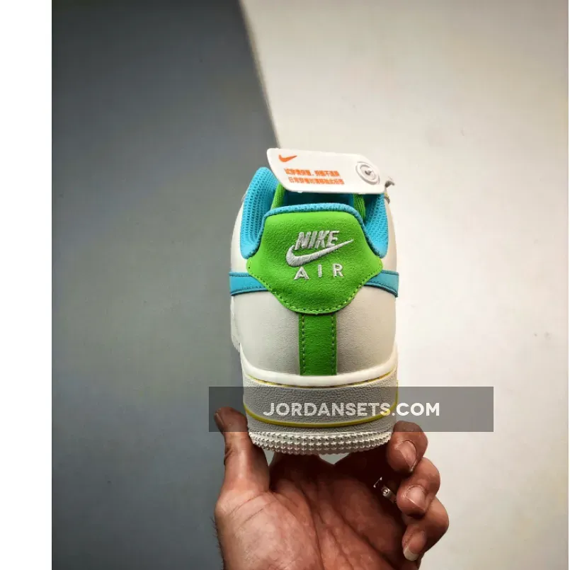 Nike Air Force 1 Low Rainbow Stitch White FJ4614-100 Nike Air Force 1 Low Rainbow Stitch White FJ4614-100