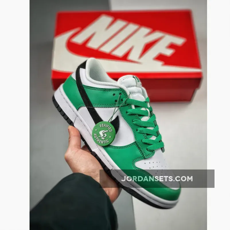 Nike Dunk Low Celtics White/Green-Black