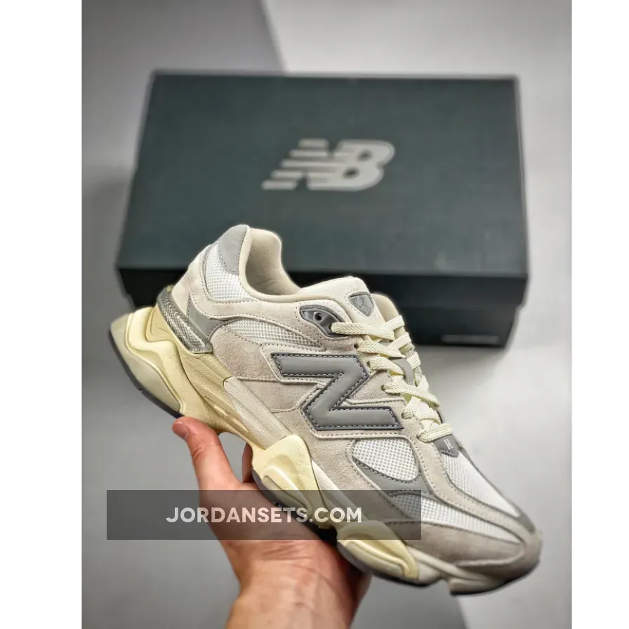 New Balance 9060 White/Silver-Cream Restock