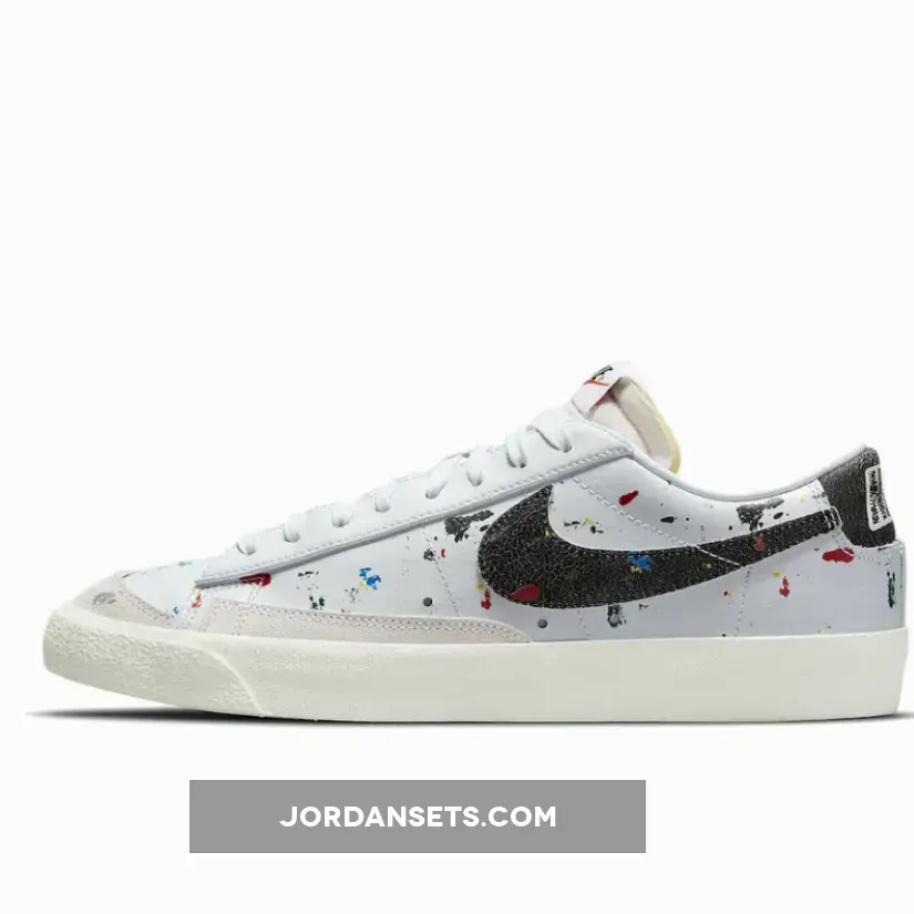 Nike Blazer Low 'Paint Splatter' White/Black / paint splatter nike blazer