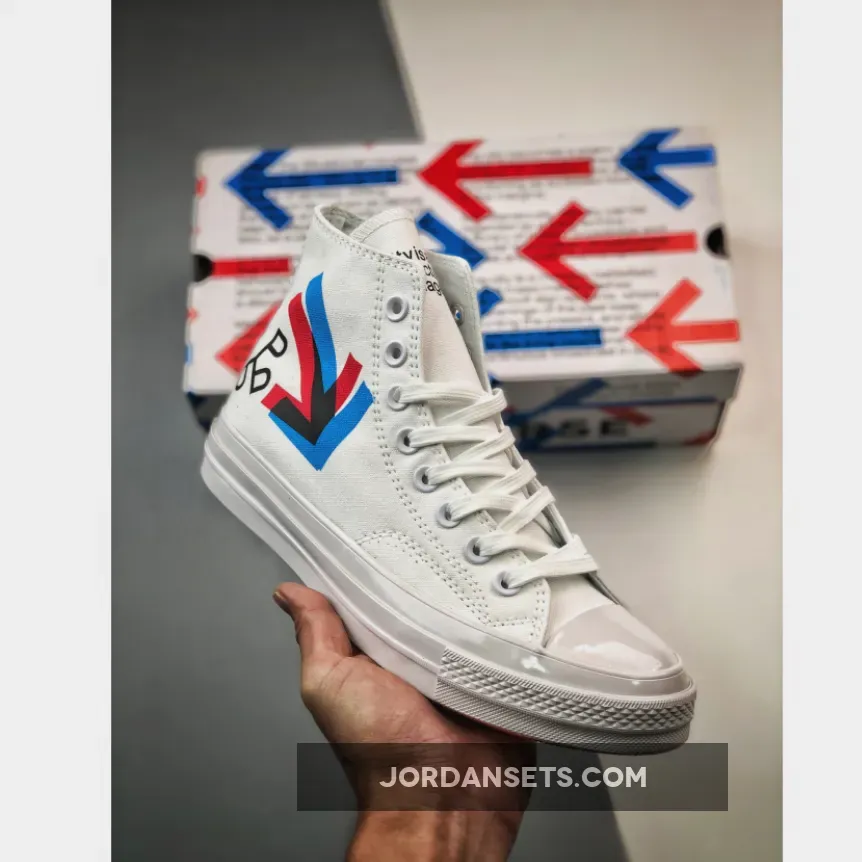 Patta x Converse Chuck 70 High White Red Blue A03173C #patta converse