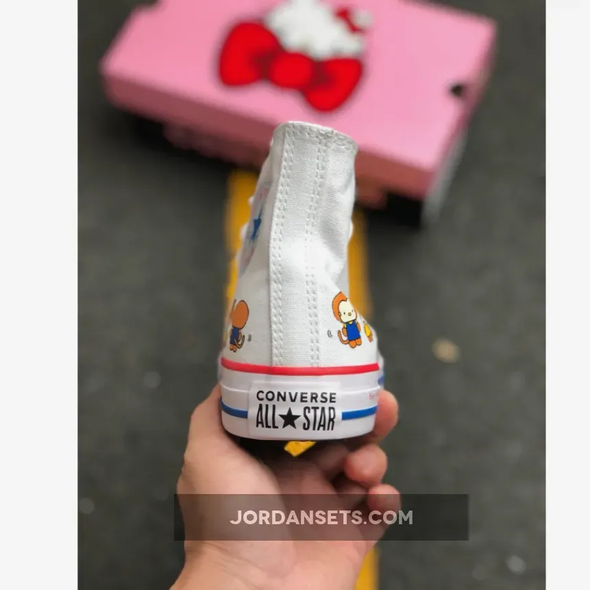 Converse x Hello Kitty Chuck Taylor All Star High Top White/Prism Pink - Hello Kitty Converse Goat 162944C