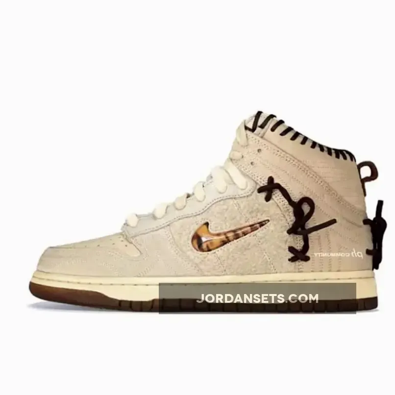 Bodega x Nike Dunk High 'Legend' Sail/Birch-Rustic-Multi-Color - nike bodega dunk high