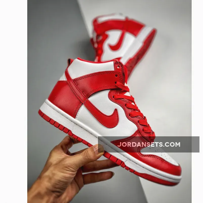 Nike Dunk High Championship White Red / All Red Dunks DD1399-106
