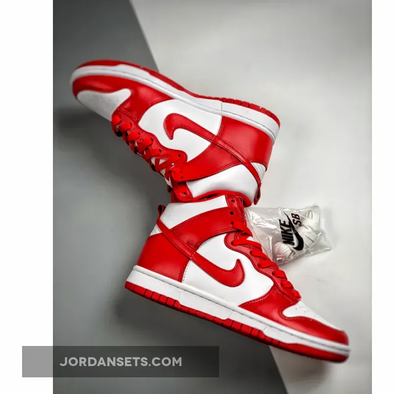 Nike Dunk High Championship White Red / All Red Dunks DD1399-106