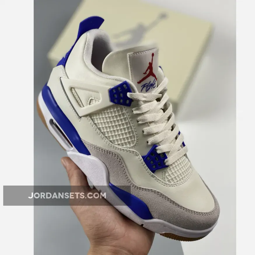 Nike SB x Air Jordan 4 'Blue Sapphire' 2023 New Release - jordan 4 sapphire