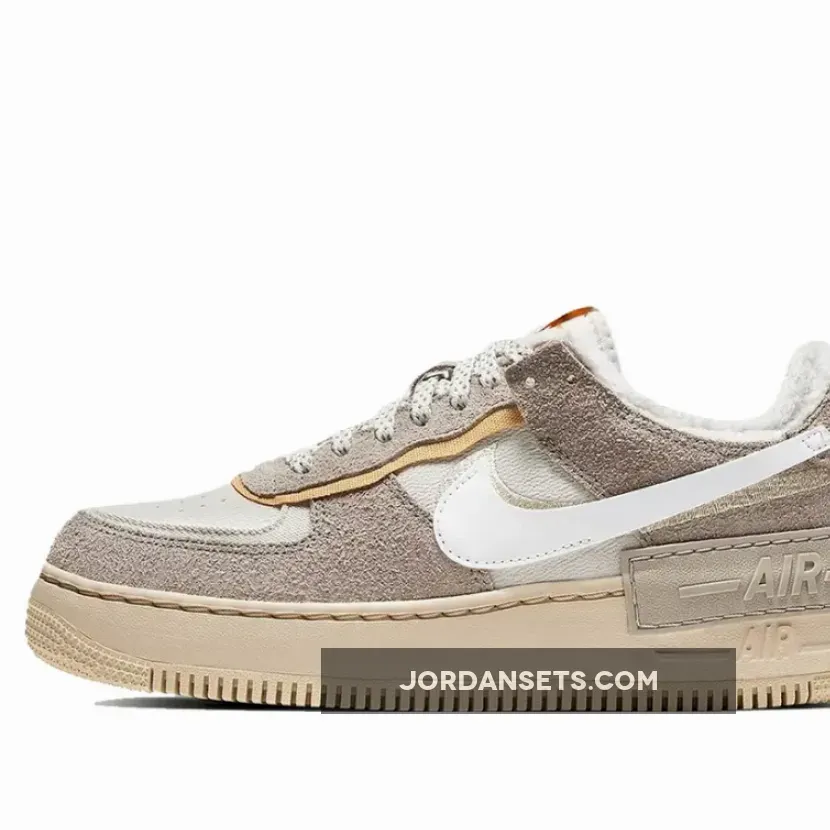 Nike Air Force 1 Shadow Brown Grey DC5270-016 Brand New