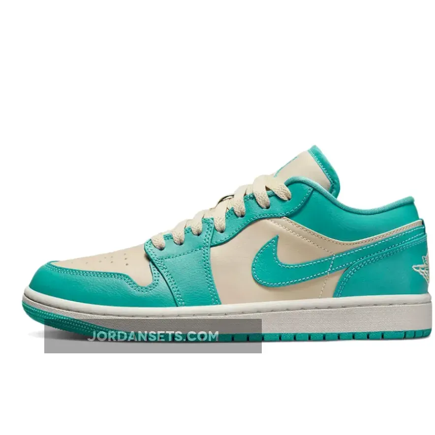 Air Jordan 1 Low Tropical Teal DC0774-131 / jordan 1 blue teal