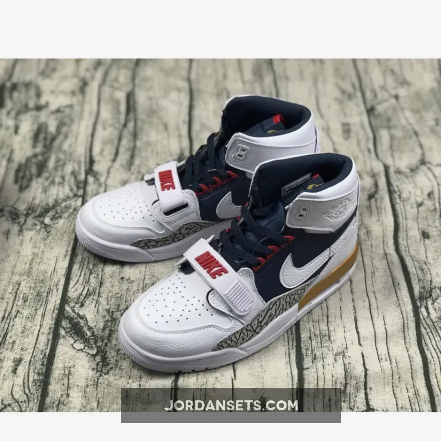 Dream Team Jordans Air Jordan Legacy 312 Olympic White/Midnight Navy-Varsity Red