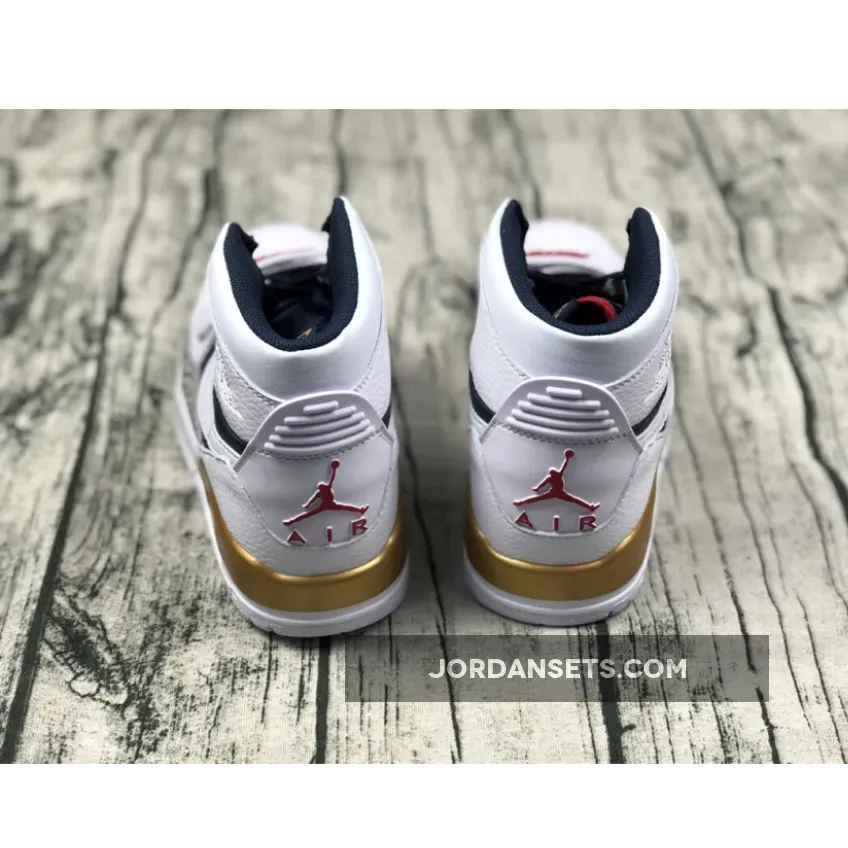 Dream Team Jordans Air Jordan Legacy 312 Olympic White/Midnight Navy-Varsity Red