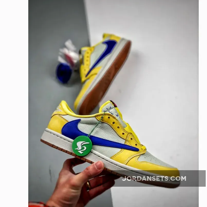 Where To Buy Travis Scott X Air Jordan 1 Low OG 'Canary' DZ4137-700