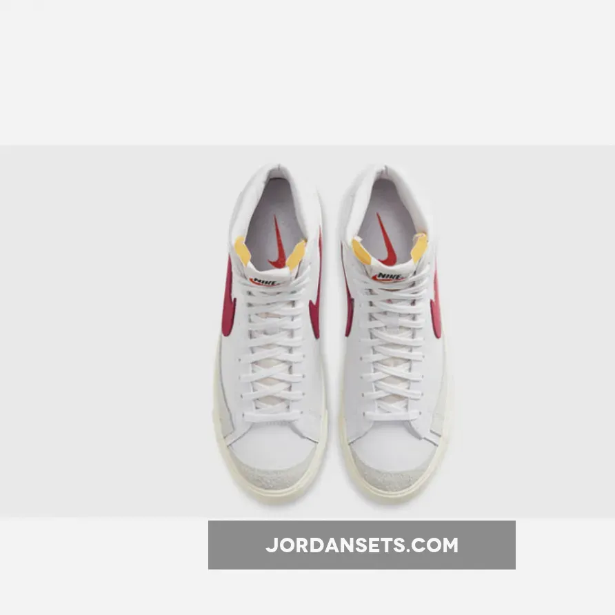 Nike Blazer Mid 77 White Red BQ6806-102 #nike blazer brick red