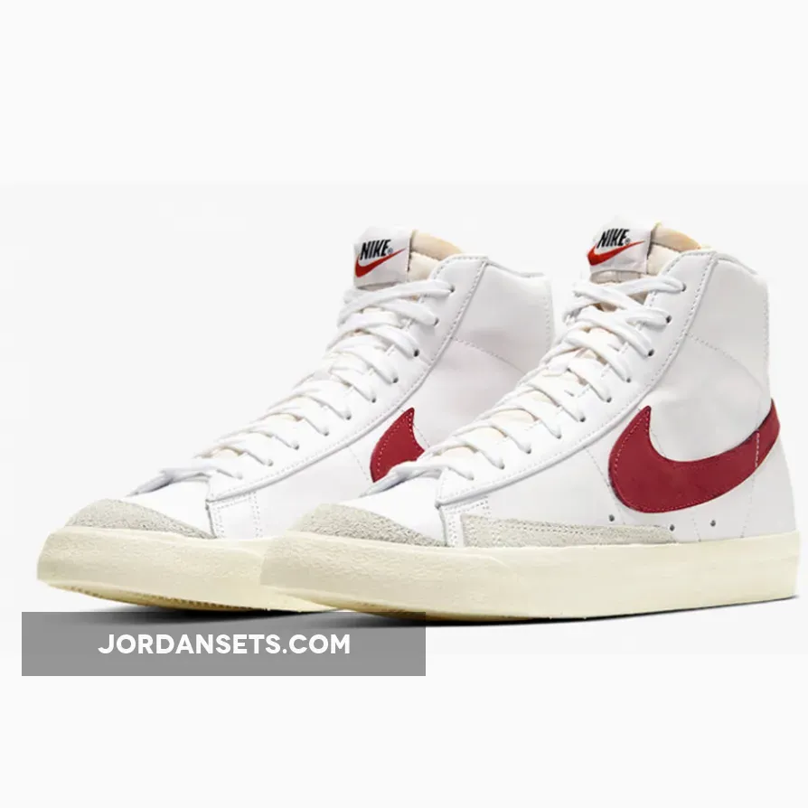 Nike Blazer Mid 77 White Red BQ6806-102 #nike blazer brick red