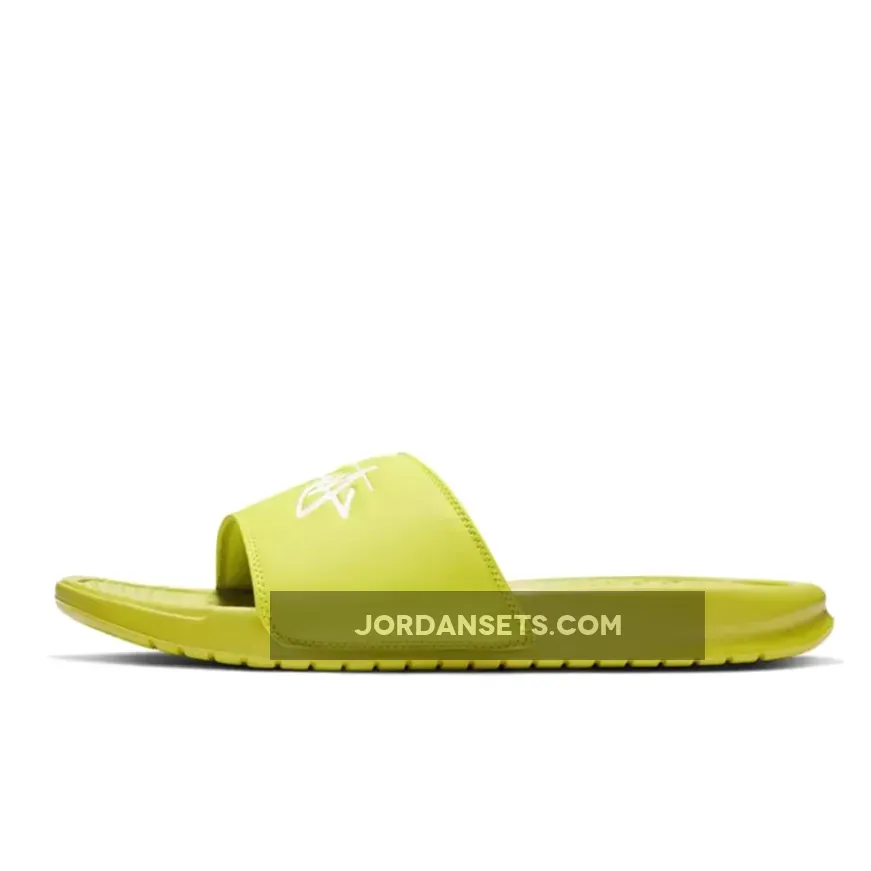 Stussy X Nike Benassi Bright Cactus CW2787-300 For Sale