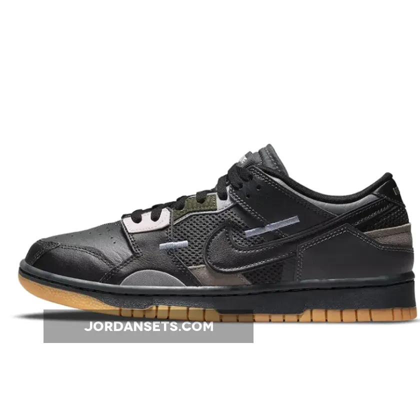 Nike Dunk Low Scrap Black Gum / dunk scrap black