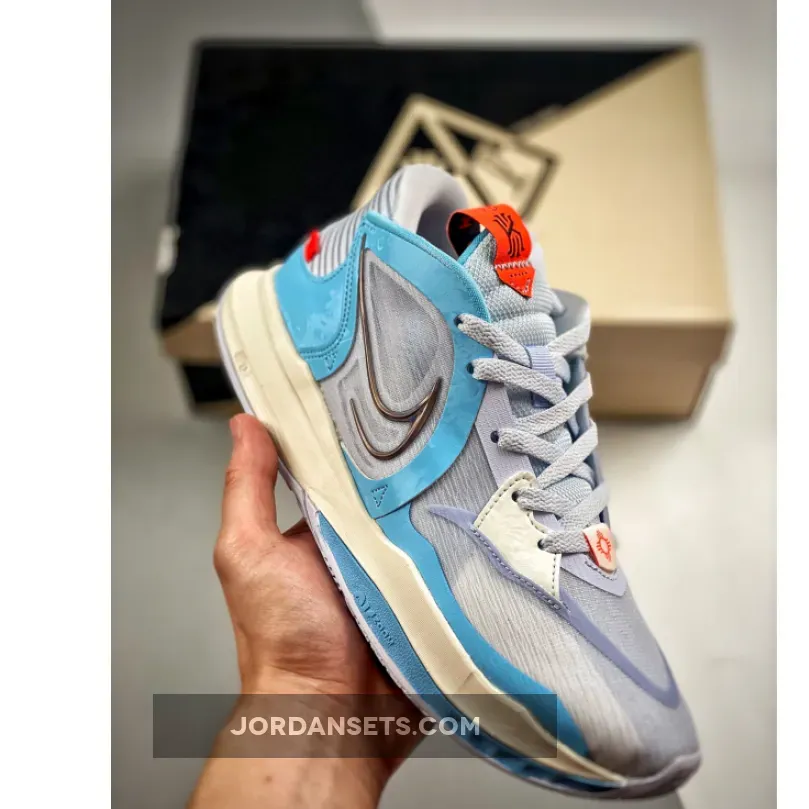 Nike Kyrie 5 Low Nets Grey Blue DJ6012-003