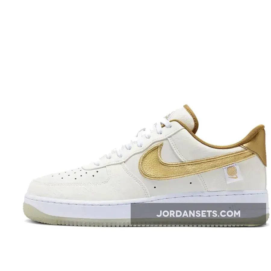 Nike Air Force 1 Low Worldwide Katakana Gold - air force 1 '07 lv8 'white metallic gold'