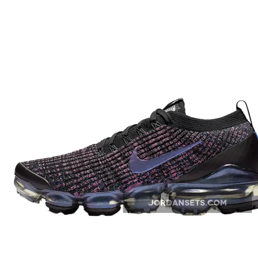 Nike Air VaporMax Flyknit 3 Black Laser Fuchsia WMNS AJ6910-003 vapormax flyknit 3 fuchsia