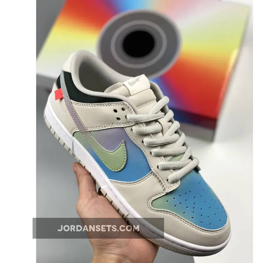 Nike Dunk Low Wolf Grey/Blue-Multi FD9749-400-1 Brand New