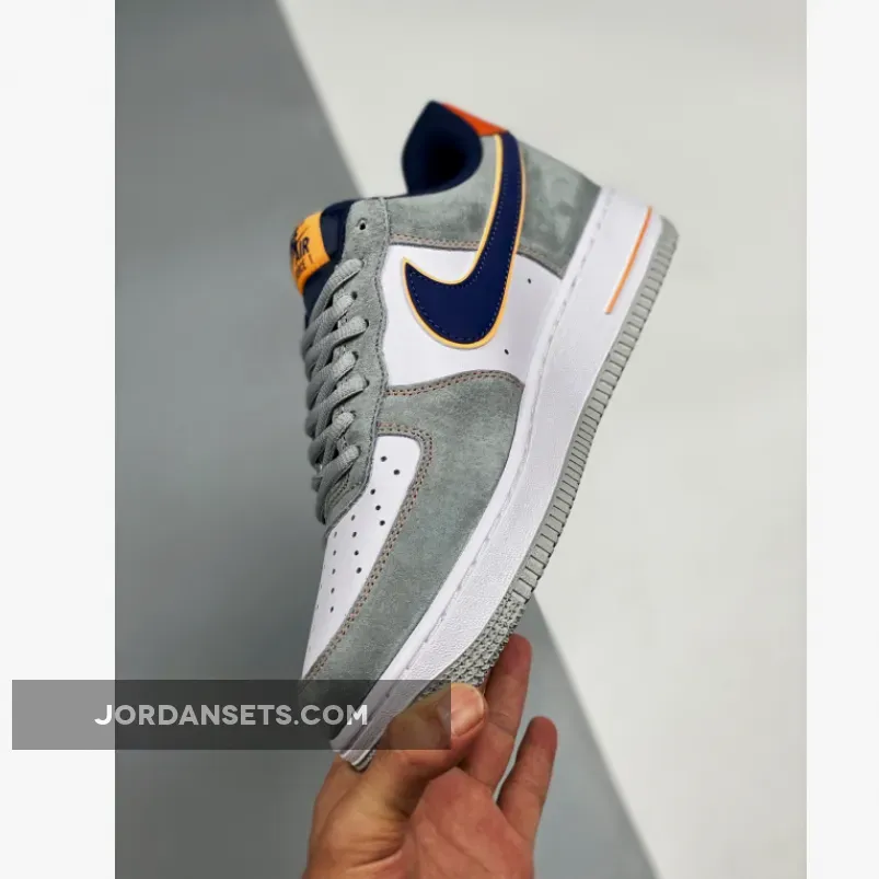 Nike Air Force 1 Low Grey White Navy 1680505063 Restock