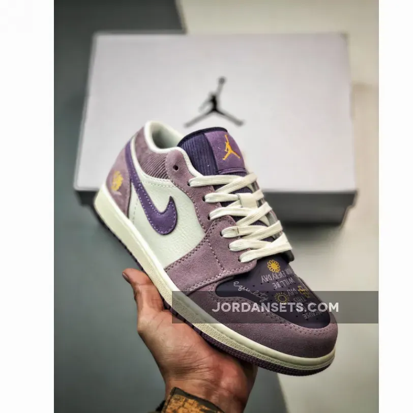 Purple Jordan Low / Air Jordan 1 Low Unity Purple Smoke/Sail-Purple DR8057-500