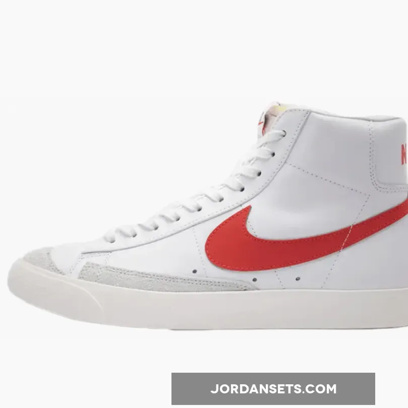 Nike Blazer Mid '77 Vintage Habanero Red/White-Sail #nike blazer mid '77 vintage habanero red sail & white