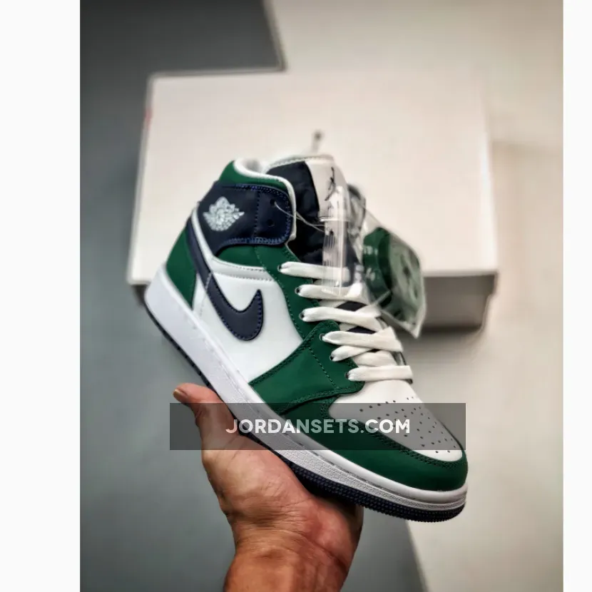Air Jordan 1 Mid Seattle Seahawks Noble Green DZ5326-300