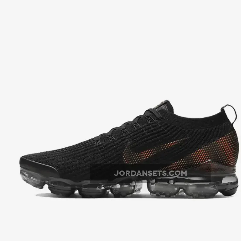 Nike Air VaporMax Flyknit 3 Black Orange CU1926-001 - orange vapormax flyknit