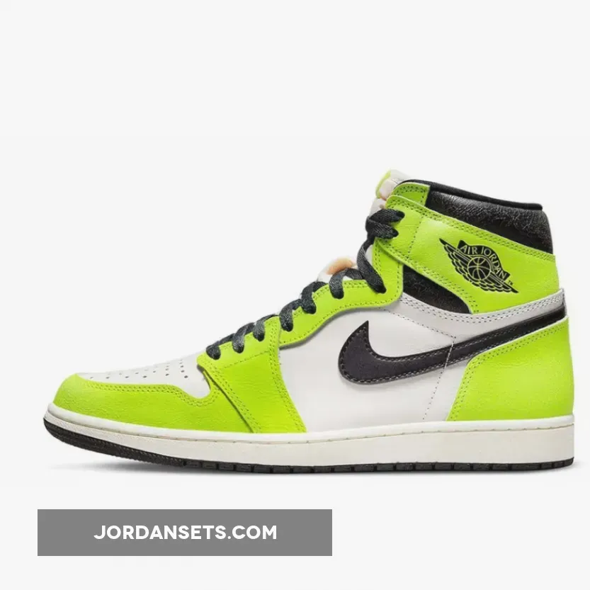 Air Jordan 1 High OG 'Visionaire' Volt/Black-Sail 555088-702 / volt retro 1