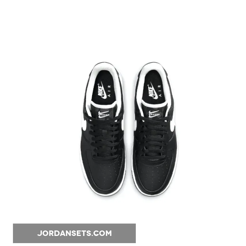 Nike Air Force 1 Low Double Swoosh Black White air force 1 double swoosh