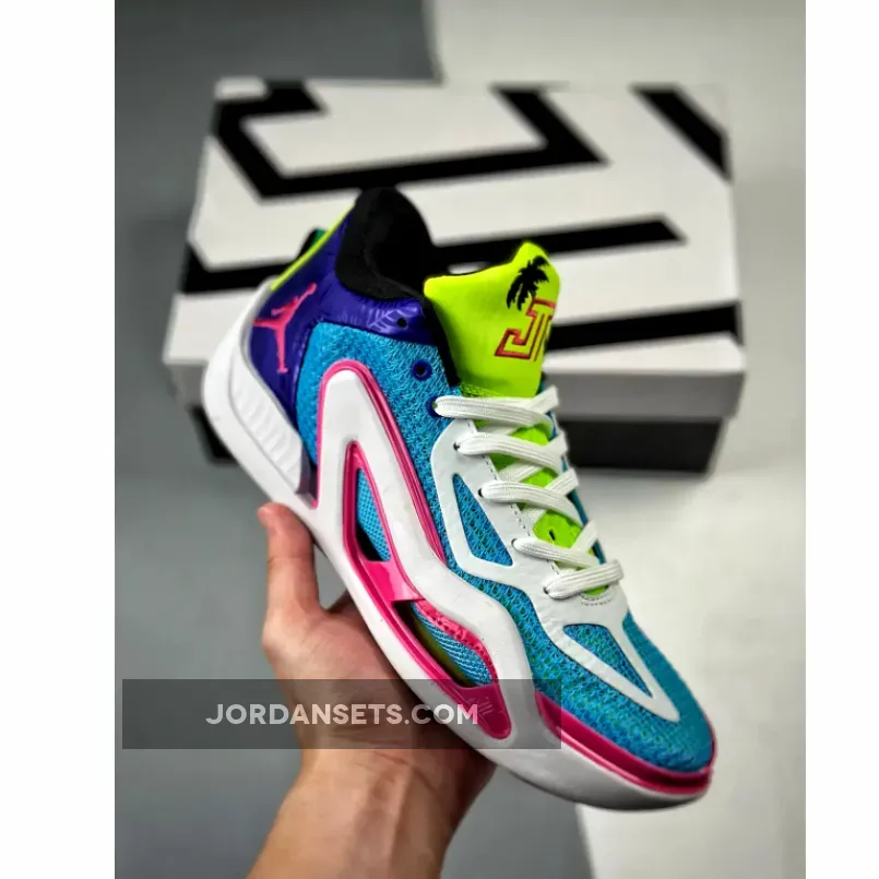 Jordan Tatum 1 "Wave Runner" Lagoon Pulse/Pink Blast | tatum 1 purple