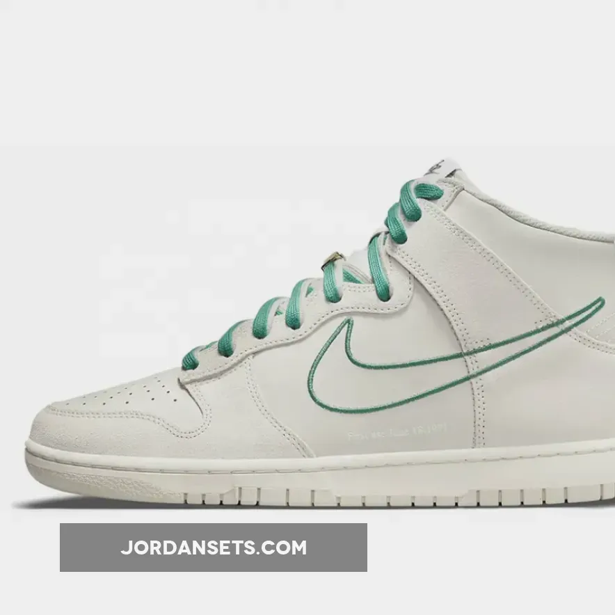Nike Dunk High 'First Use' Light Bone/Green Noise-Sail DH0960-001 / dunk high light green