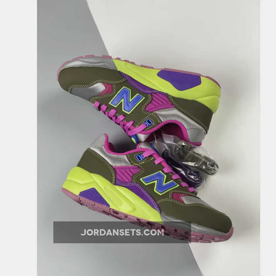 Stray Rats x New Balance 580 Dark Moss/Cosmic Grape / stray rat new balance