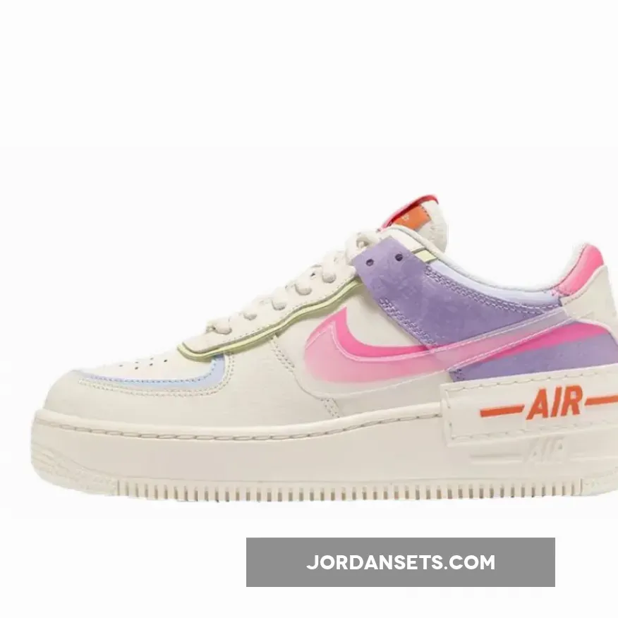 Nike Air Force 1 Shadow Beige/Pale Ivory/Pink - transparent air force 1