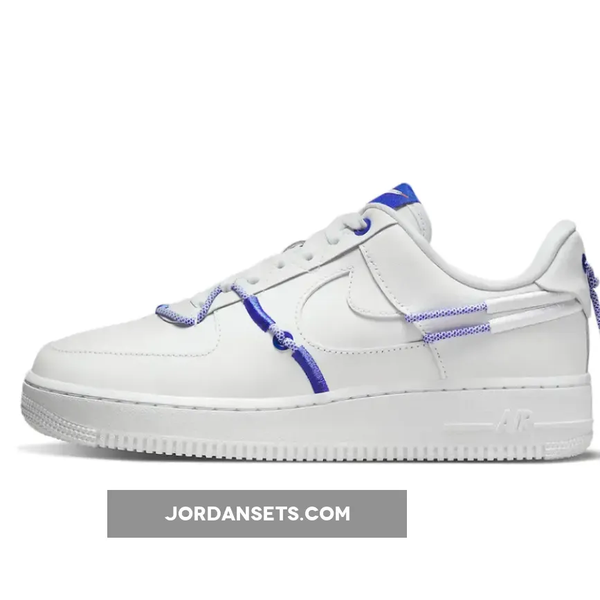 Nike Air Force 1 Low LX White Orange Blue DH4408-100 orange and blue nike air force 1