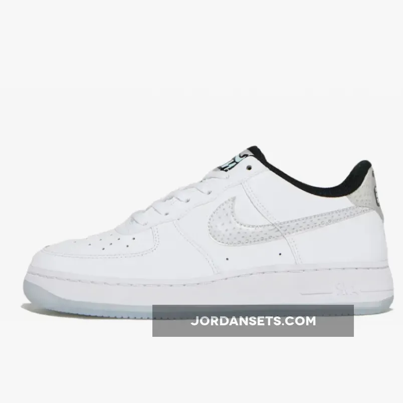Nike Air Force 1 LV8 GS White Silver CW5909-100 #air force 1 lv8 ksa