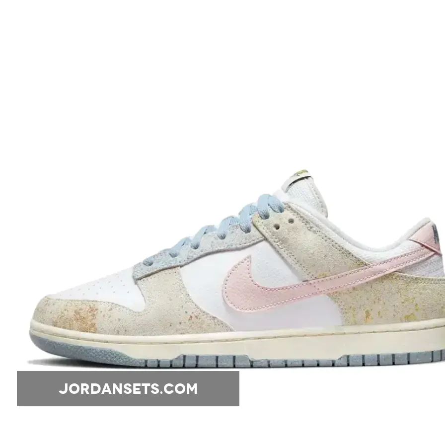 Pastel Brushed Suede Nike Dunk Low 'Oxidized' White/Pink-Blue pastel nike dunks