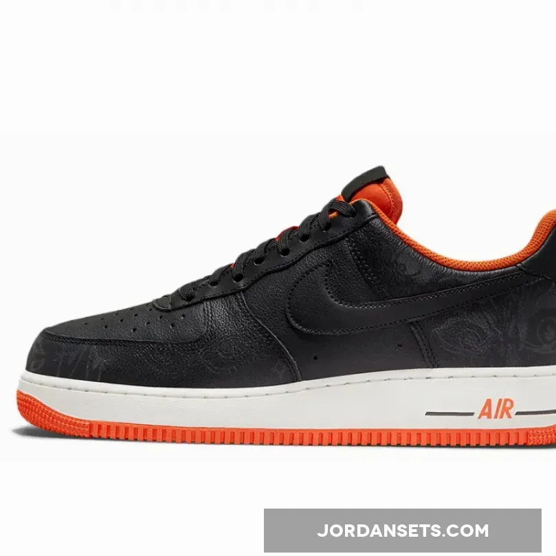Nike Air Force 1 Low 'Halloween 2021' Black/Starfish-Sail #halloween air force