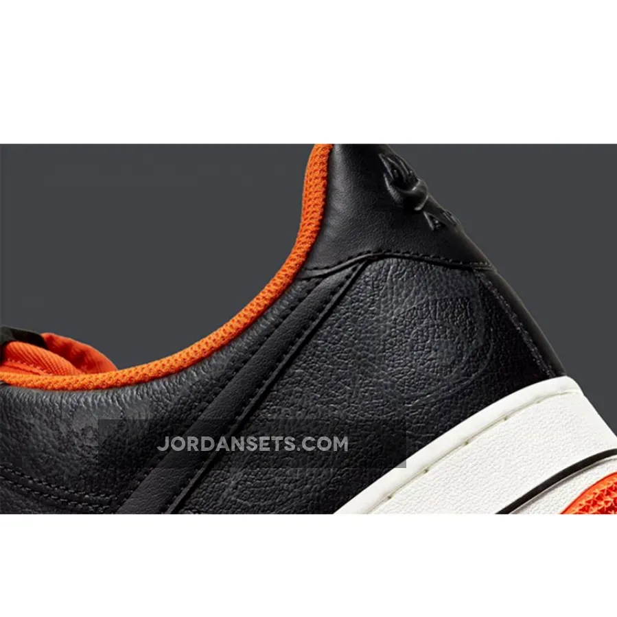 Nike Air Force 1 Low 'Halloween 2021' Black/Starfish-Sail #halloween air force