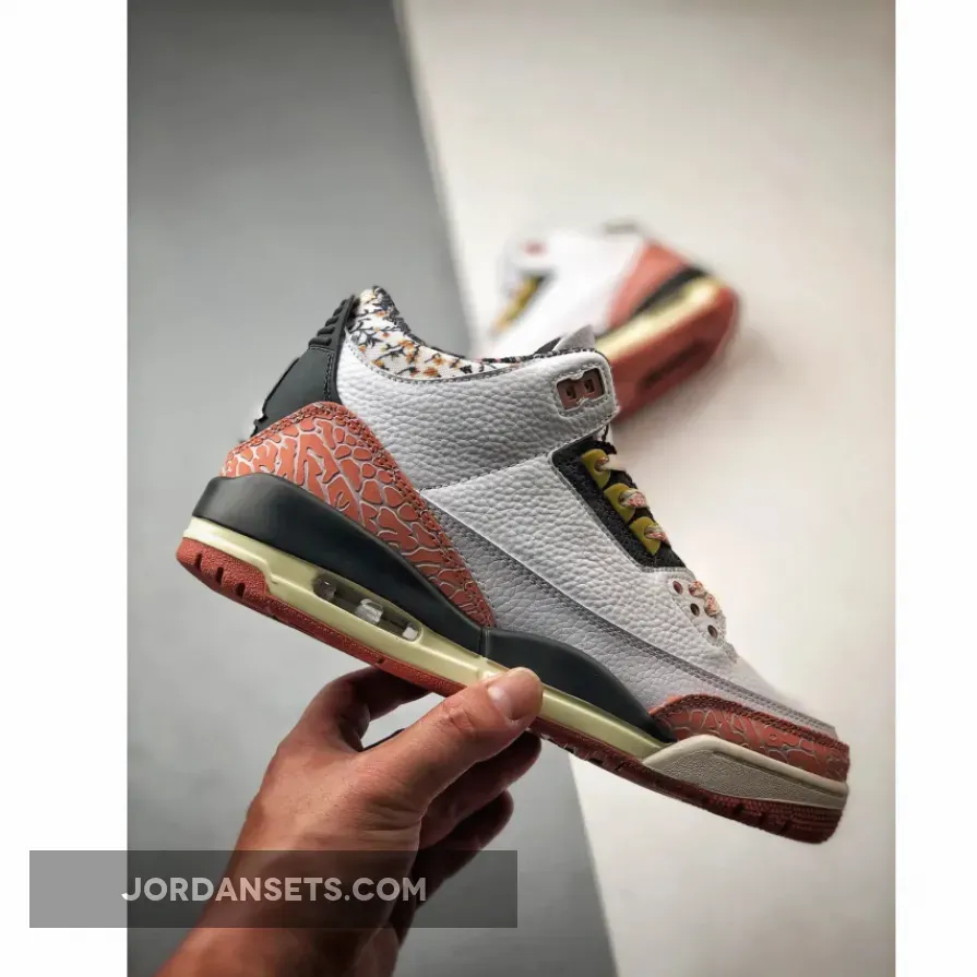 Air Jordan 3 "Vintage Floral" White/Red Stardust