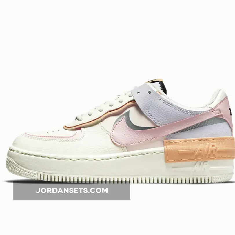 Nike Air Force 1 Shadow Sail Pink Glaze For Womens CI0919-111 nike air force 1 shadow pink glaze