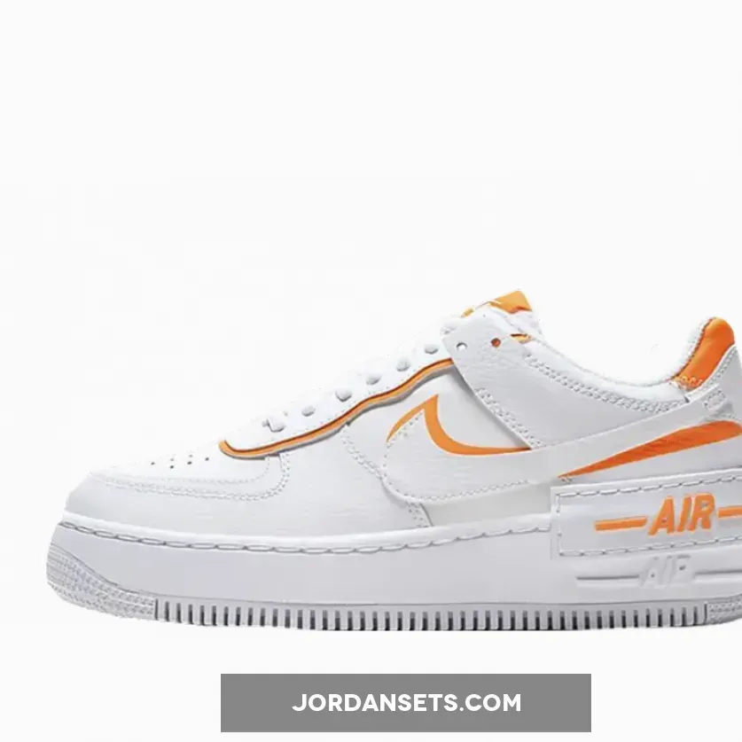 Nike Air Force 1 Shadow White/Total Orange